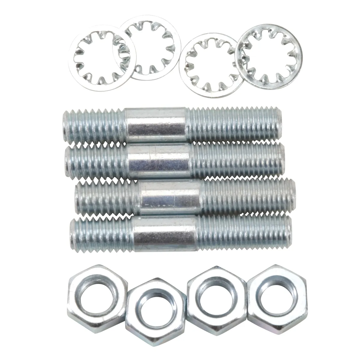 Edelbrock 8024 Carburetor Stud Kit - (5/16-18 x 1-3/4) in Zinc Finish product image