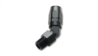 Vibrant Performance Vibrant Performance - 26404 - Male Hose End Fitting, 45 Degree; Size: -8AN; Pipe Thread 3/8 in. NPT