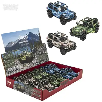 No Brand 5\" Die-Cast 2018 Jeep Wrangler Camo Open Top