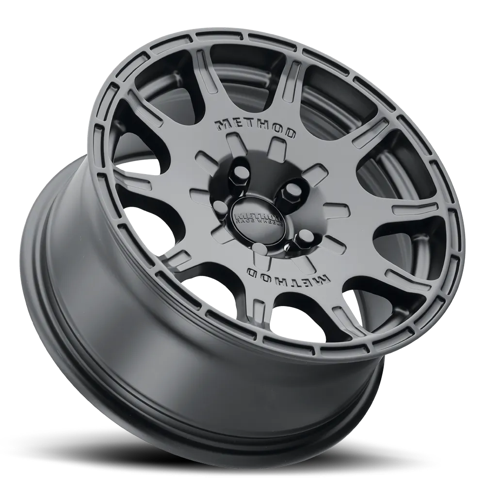 Aluminum Wheels 15x7 Rally VT-Spec MR502 Bolt Pattern 5 On 100 Offset 15 Lip Size 0 Matte Black MB Method product image