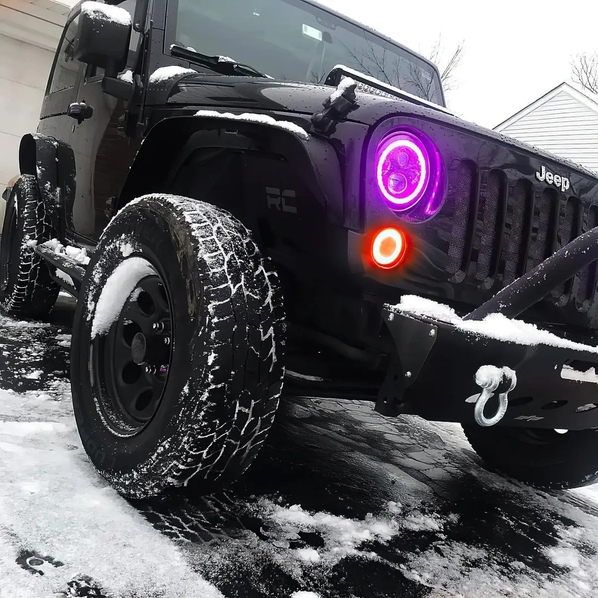 ORACLE Lighting 2007-2017 Jeep Wrangler JK LED Surface Mount Turn Signal Halo Kit product image