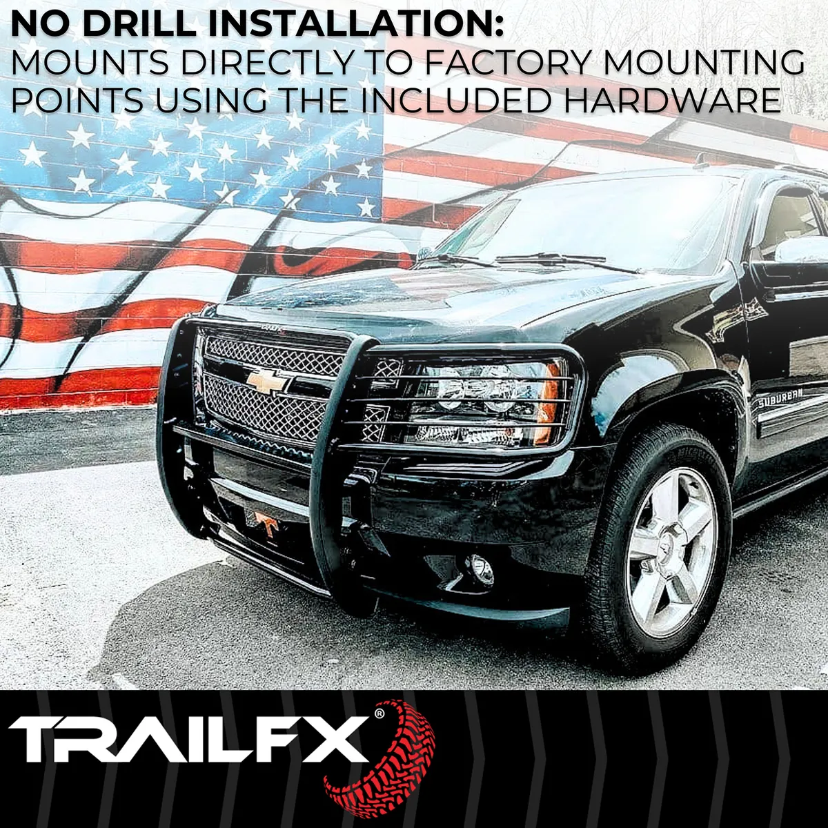 Grille Guard Frontier Blk product image