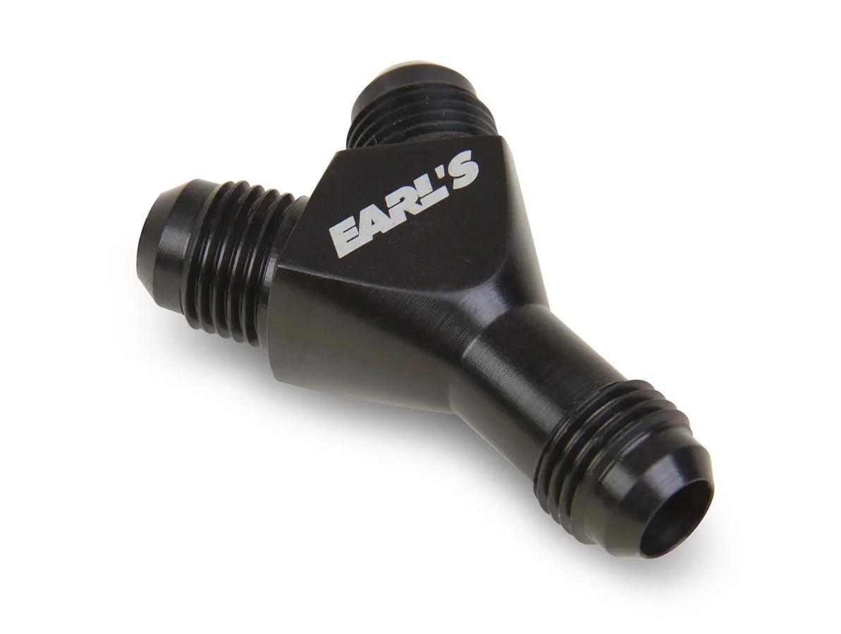 Earl's Performance Black Ano 6 Male y Distribution Block