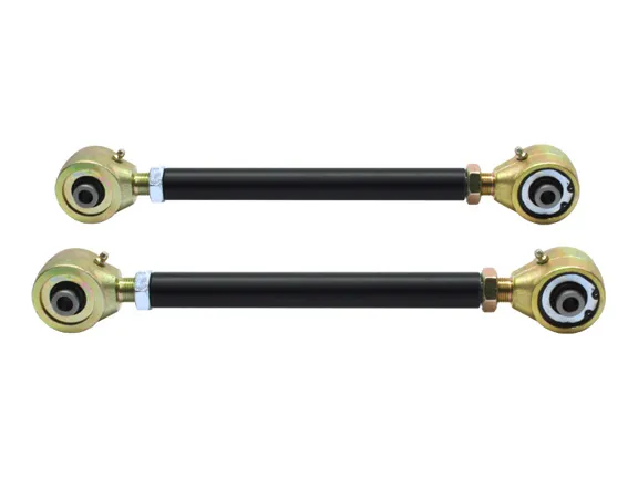 Rock Jock Johnny Joint Adjustable Control Arms 97-06 Wrangler TJ and LJ Unlimited Rear Upper, Double Adjustable Greasable Pair RockJock 4x4
