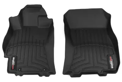 Weathertech 2010 + Subaru Legacy Black Front FloorLiner / 2010 + Subaru Outback Black Front FloorLiner