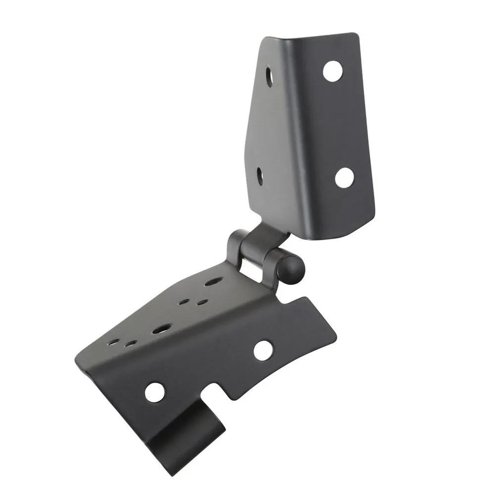 Jeep 76-95 CJ & Wrangler Jeep Stainless Windshield Hinges Black product image