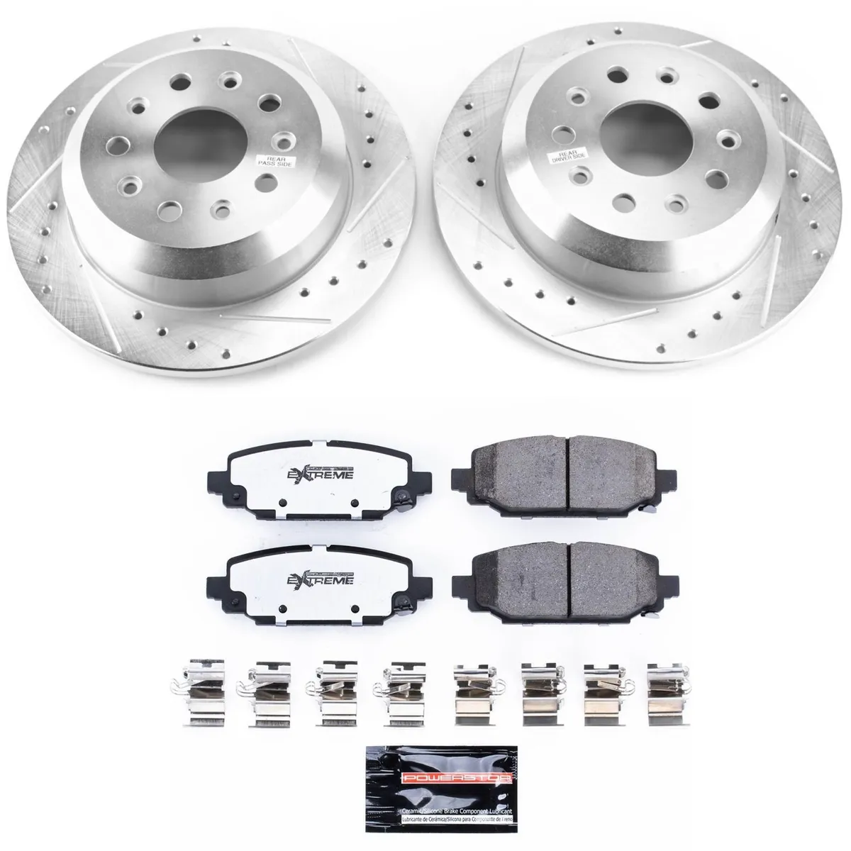Z36 Truck/Tow Upgrade Kit: Drilled/Slotted Rotors; Carbon-Fiber Ceramic Pads W/Hardware product image