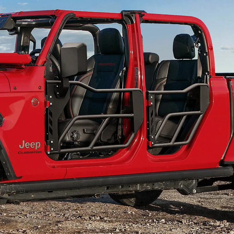 Jeep Tube Doors with Side View Mirror for 2018-2026 Wrangler JL JLU & Gladiator JT | Tough Style product image