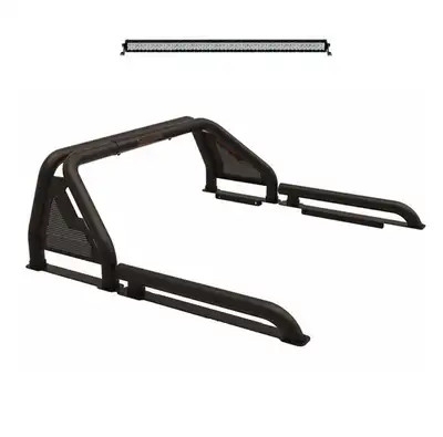 Black Horse Off Road Black Horse Off Road Gladiator Roll Bar Kit Black Steel GLRB-01B-KIT