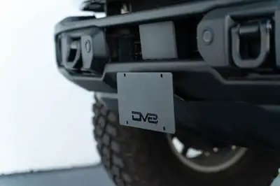 DV8 Offroad 2021-2024 Ford Bronco DV8 Offroad Capable Bumper Front License Plate Mount
