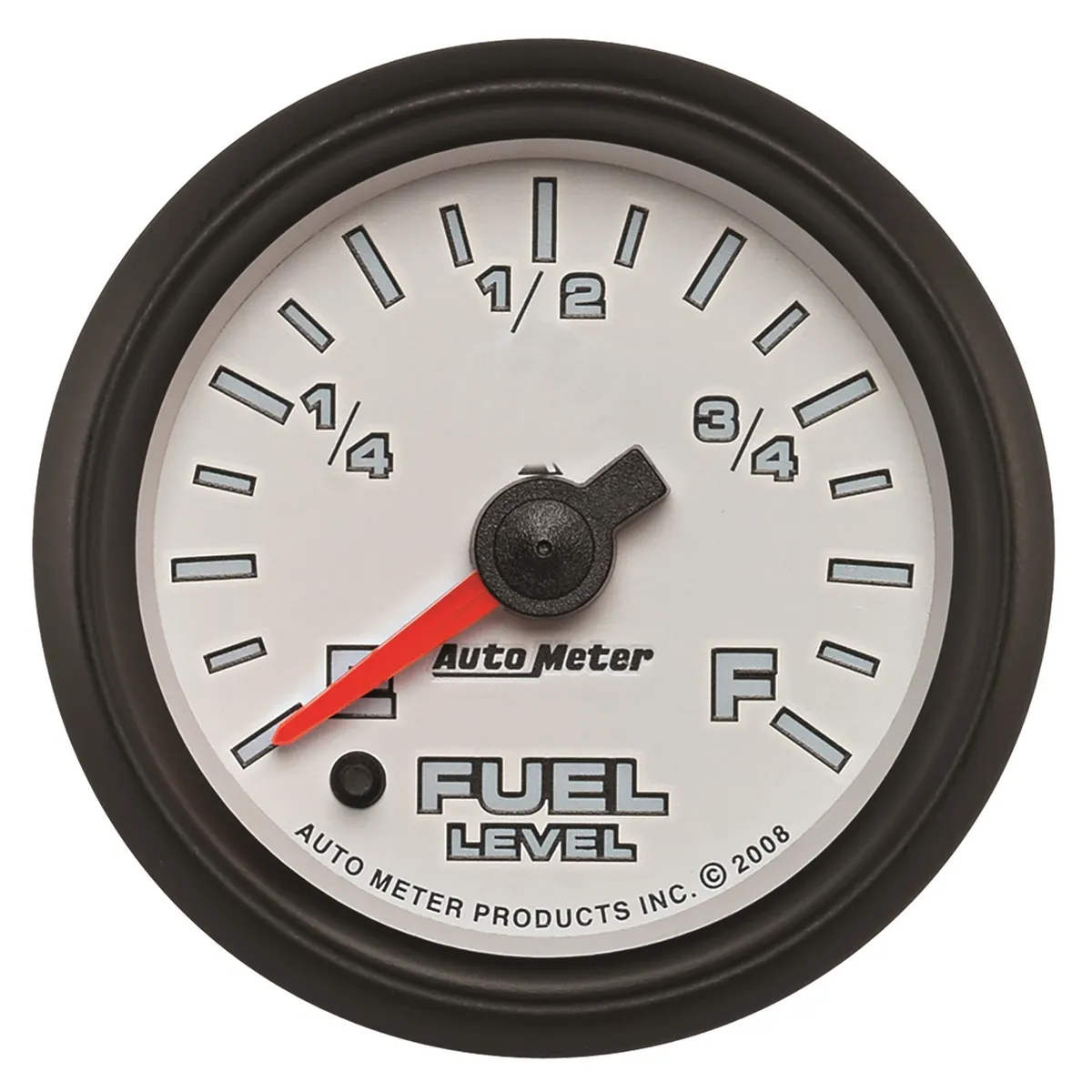 AutoMeter 2-1/16in. Fuel Level; Programmable 0-280 ?; White; Pro-Cycle