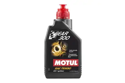 Motul Motul Gear 300 High Performance Synthetic Oil, 75W/90, 1L