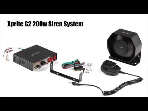 Xprite Xprite G2 200W Compact Loud Speaker Siren Horn