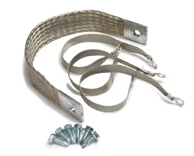 Painless Wiring Body/Engine Ground Strap Kit; Incl. [1] 14 in. 1/0 HD Engine-To-Frame Strap/[3] 11 in. 10 Gauge Anything-To-Frame Straps/Self-Tapping Screws; Pre-Terminated And Ready To Install;