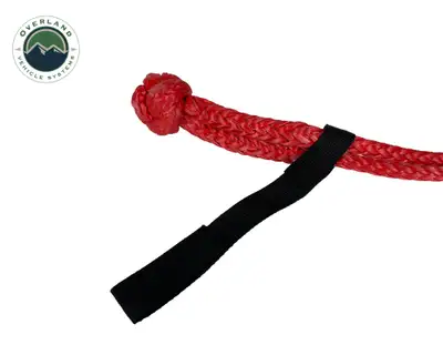 Overland Vehicle Systems Overland Vehicivle Systems Brute Recovery Winch Line With Synthetic Soft Shackle 3 8 x 99