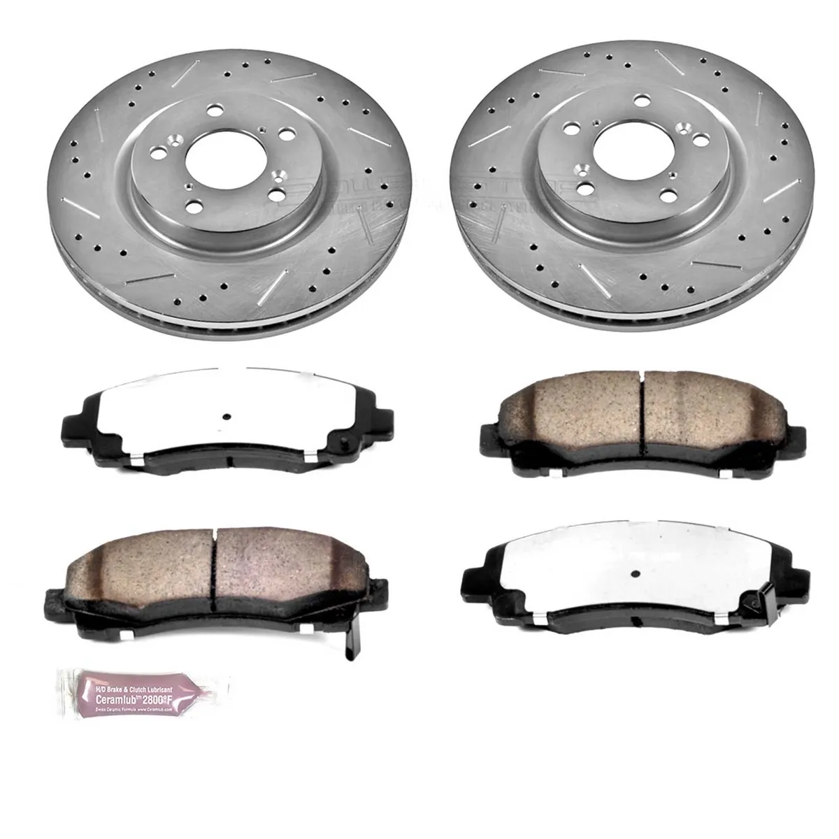 Z36 Truck/Tow Upgrade Kit: Drilled/Slotted Rotors; Carbon-Fiber Ceramic Pads W/Hardware product image