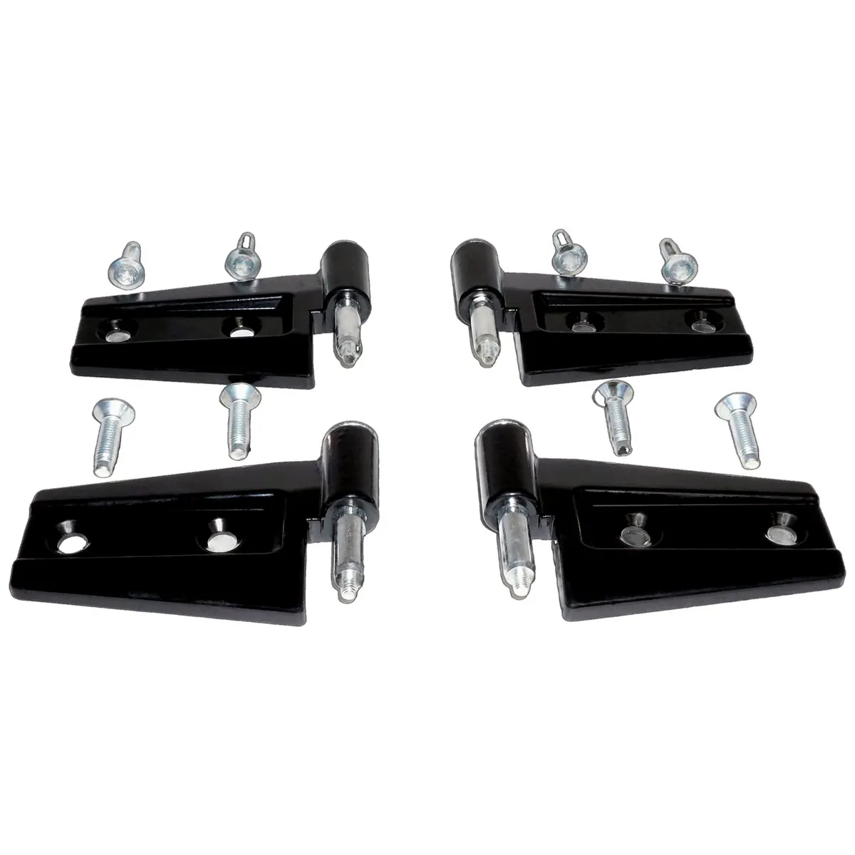 Black Door Hinge Kit Black Primer Door Hinge Set (Door Side);includes 2 Left And 2 Right Hinges And Hardware;hinges Work For Upper or Lower Position of Front or Rear Doors; product image