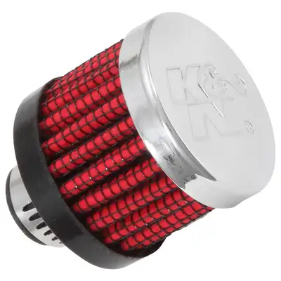 K&N .315/.431 FLG 1-3/8OD 1-1/8H Vent Air Filter