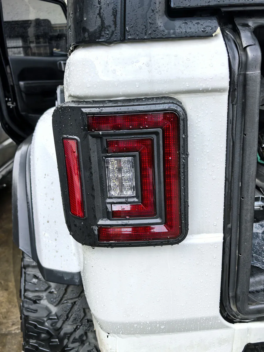 Flush Mount Jeep Wrangler Tail Lights – Ultra Bright LED Upgrade for JL 2018–2026 product image