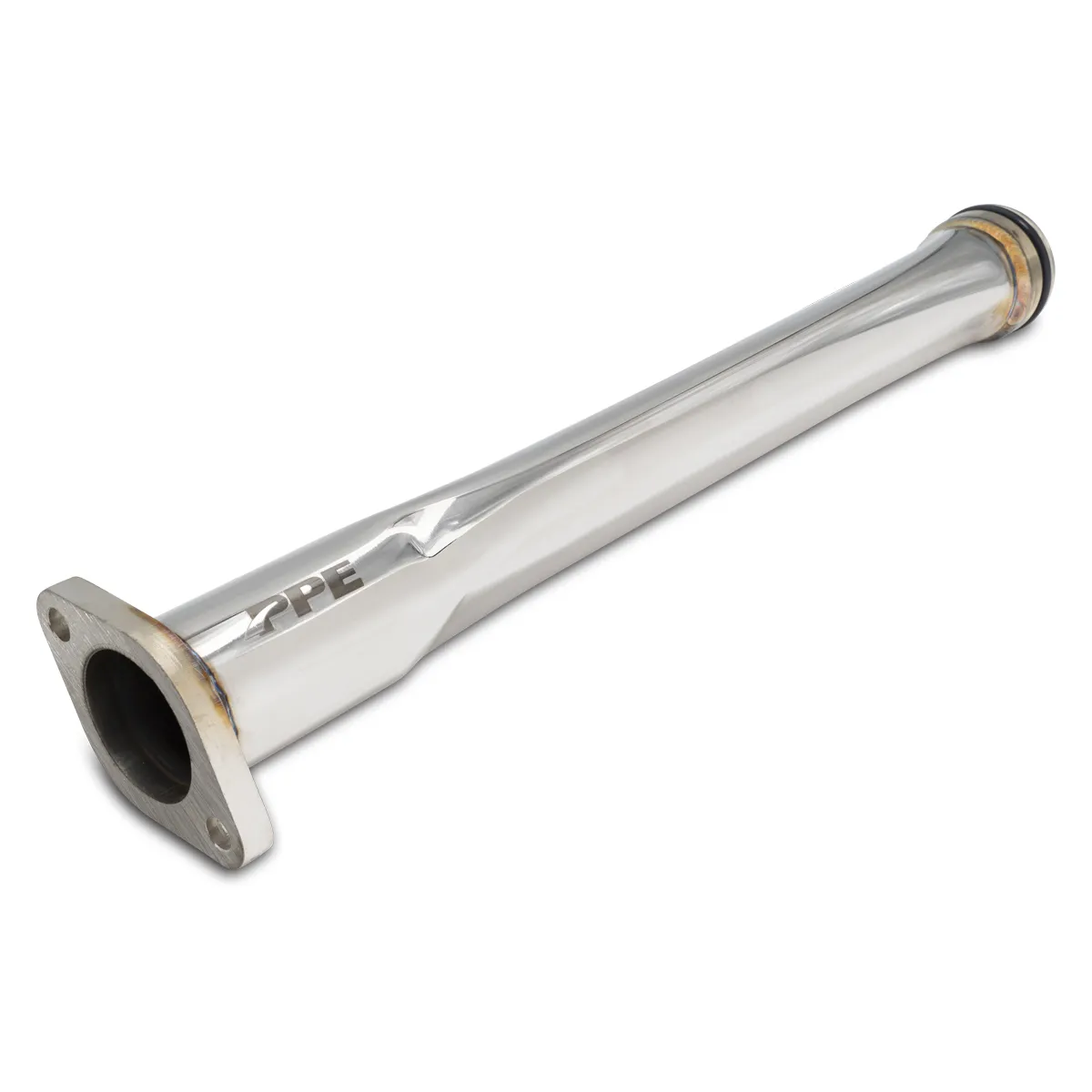 Pacific Performance Engineering 2001-2023 GM 6.6L Duramax 304 Stainless Steel Coolant Tube Pump to Oil Cooler Polished PPE Diesel