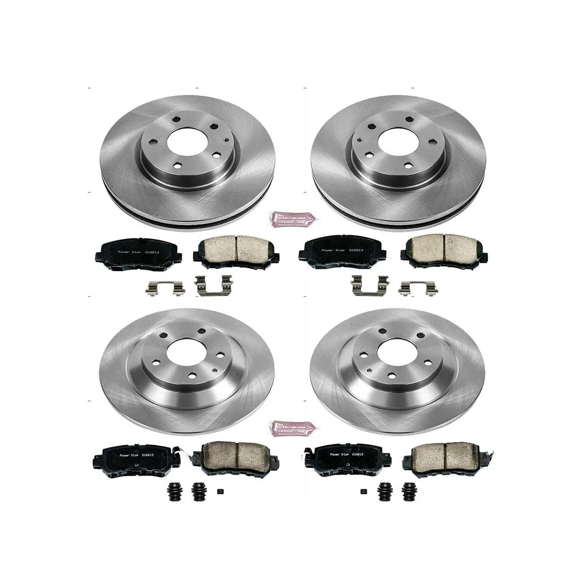 Z17 Direct Replacement Kit: Rotors; Ceramic Pads W/Hardware product image