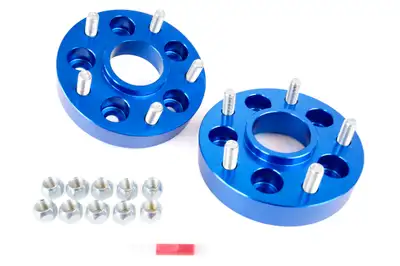 Spidertrax 0212 Liberty/8706 Wrangler 5 X 41/2in To 5 X 5in Blue Wheel Adapters(Pair)