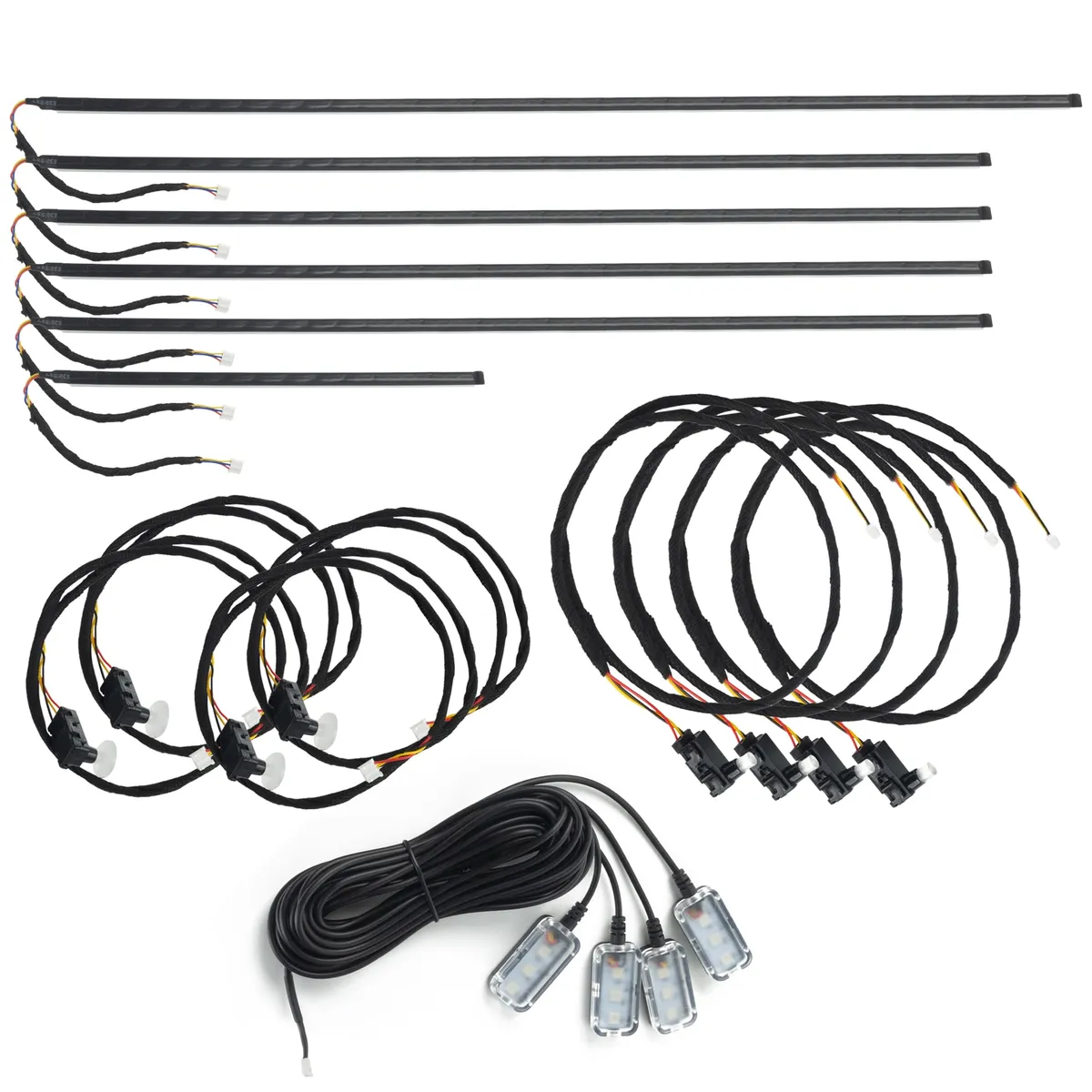 Oracle Lighting Oracle Lighting Dynamic ColorSHIFT 18 Piece Universal Full LED Interior Dash Board Kit 4240-332