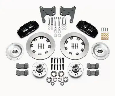Wilwood Brakes 1965 - 1972 Chrysler, Dodge, Plymouth Forged Dynapro 6 Big Brake Front Brake Kit (Hub) - 140-15198