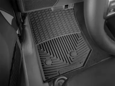 Weathertech All Weather Floor Mats; Black; Front;
