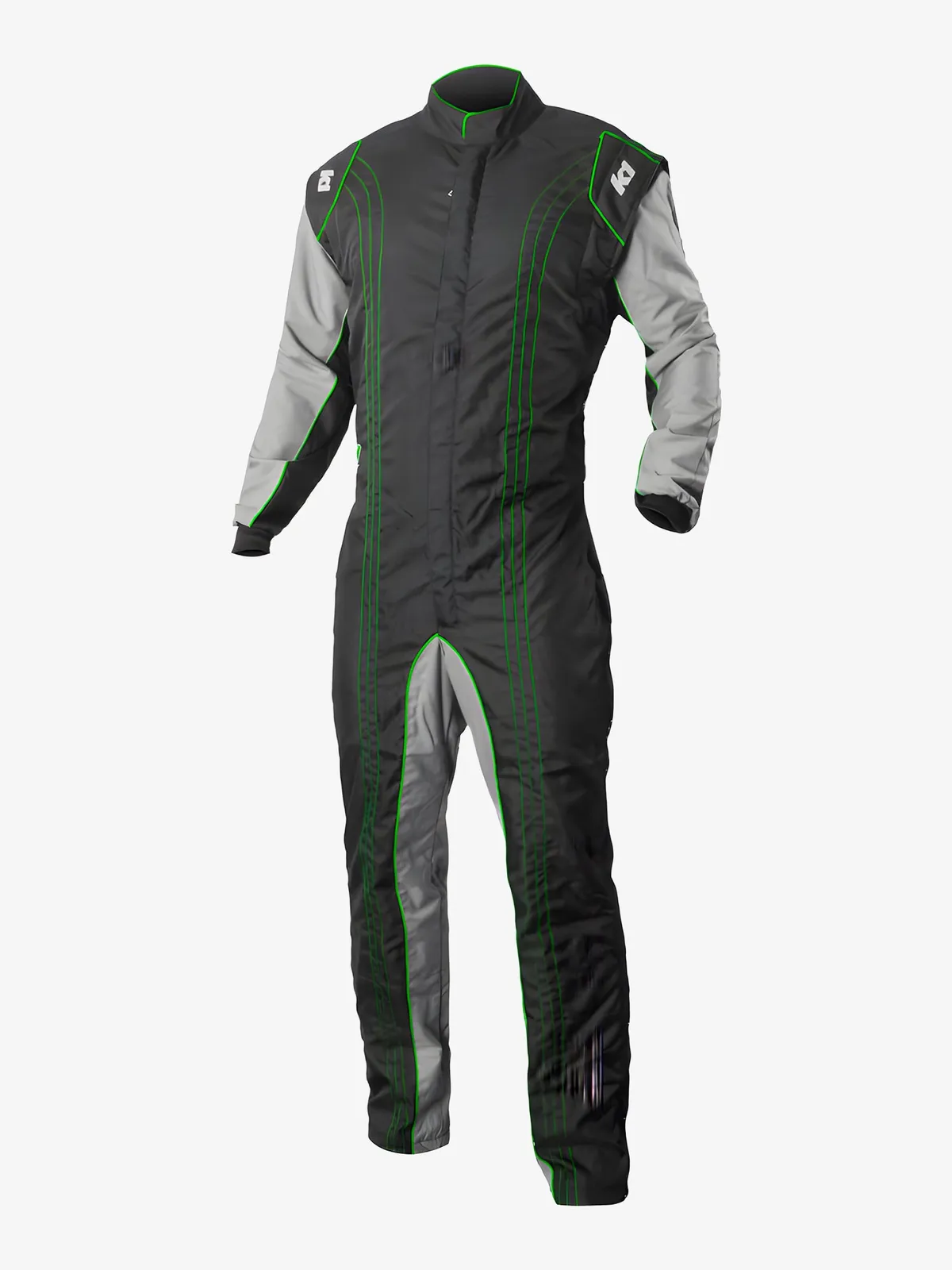 Suit Karting GK2 Youth 5X-Small Black/Green product image