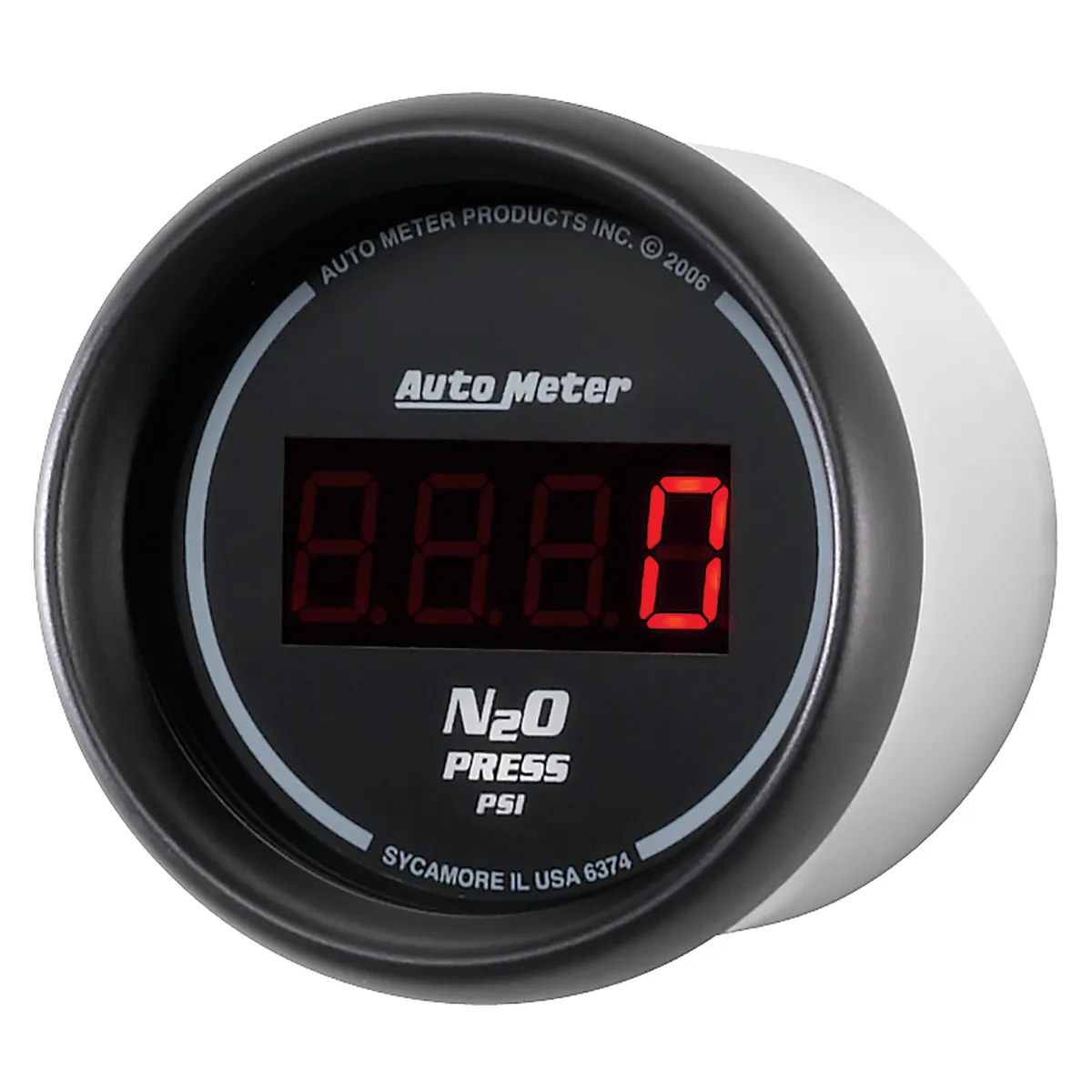 Gauge, Nitrous Pressure, 2 1/16", 1600psi, Digital, Black Dial w/ Red LED product image