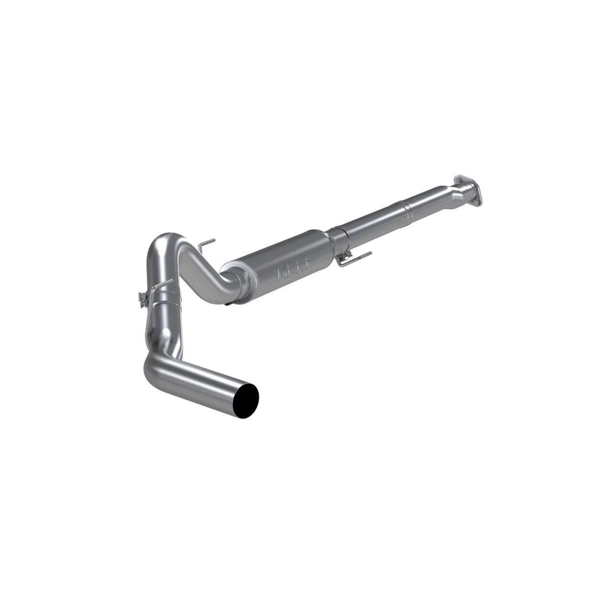 Armor Lite Cat Back Exhaust System; 4 in.; Incl. Front Pipe/Ext. Pipe/Muffler/Tailpipe/Hardware; No Tip Incl.; Single Side Exit; Aluminized; product image