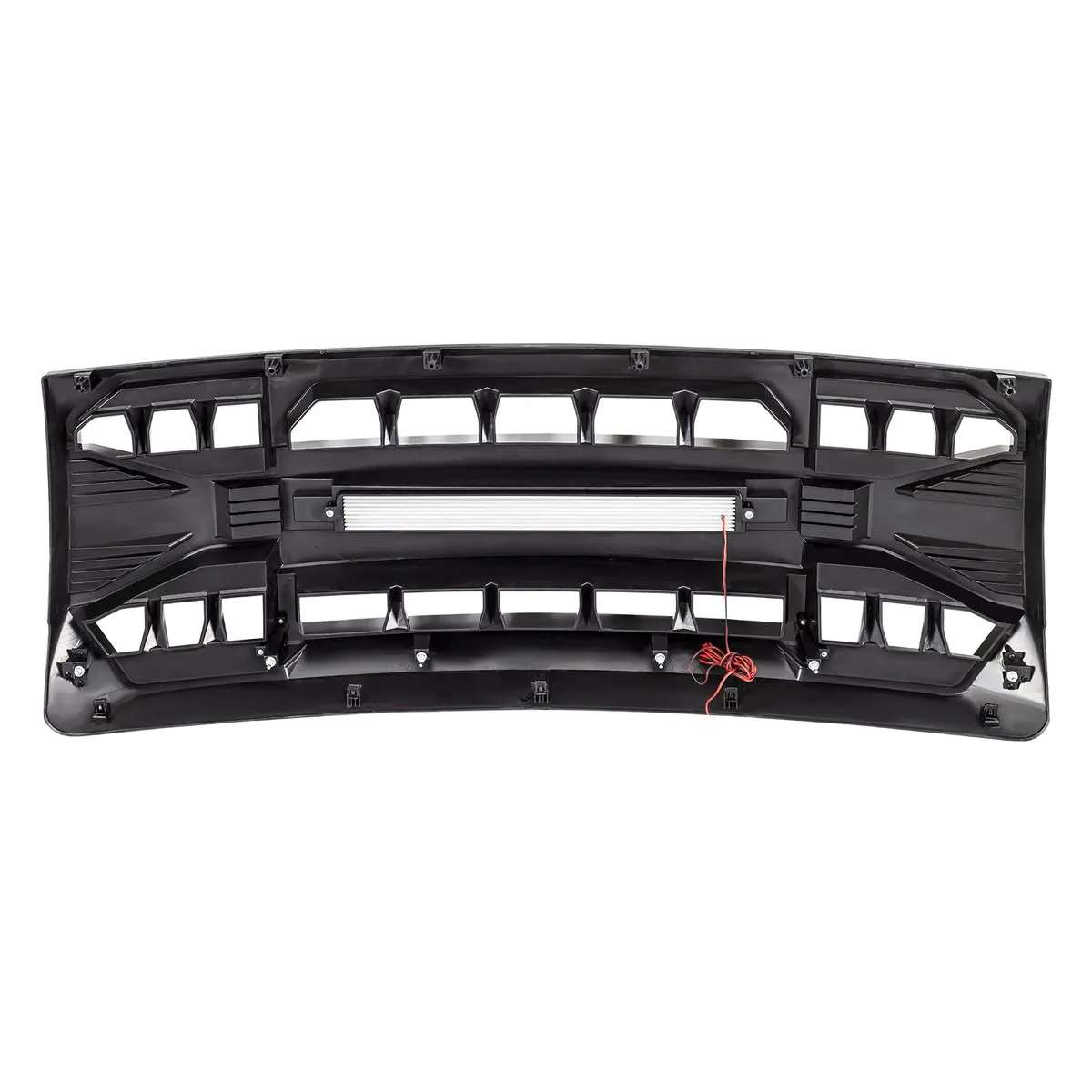 American Modified Amfmaa00114 Armor Grille With LED Off-Road Lights - Matte Black product image