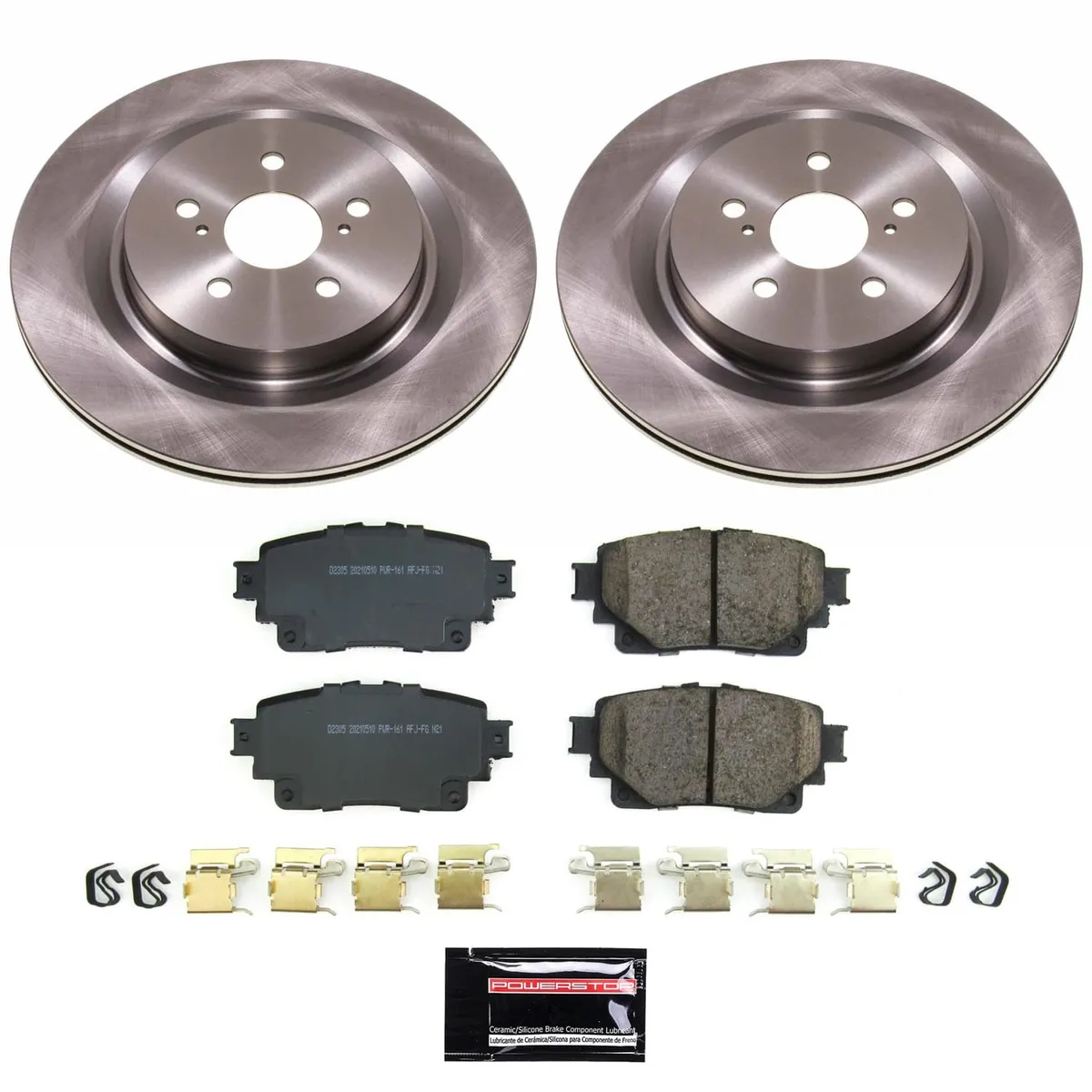 Z17 Direct Replacement Kit: Rotors; Ceramic Pads W/Hardware product image