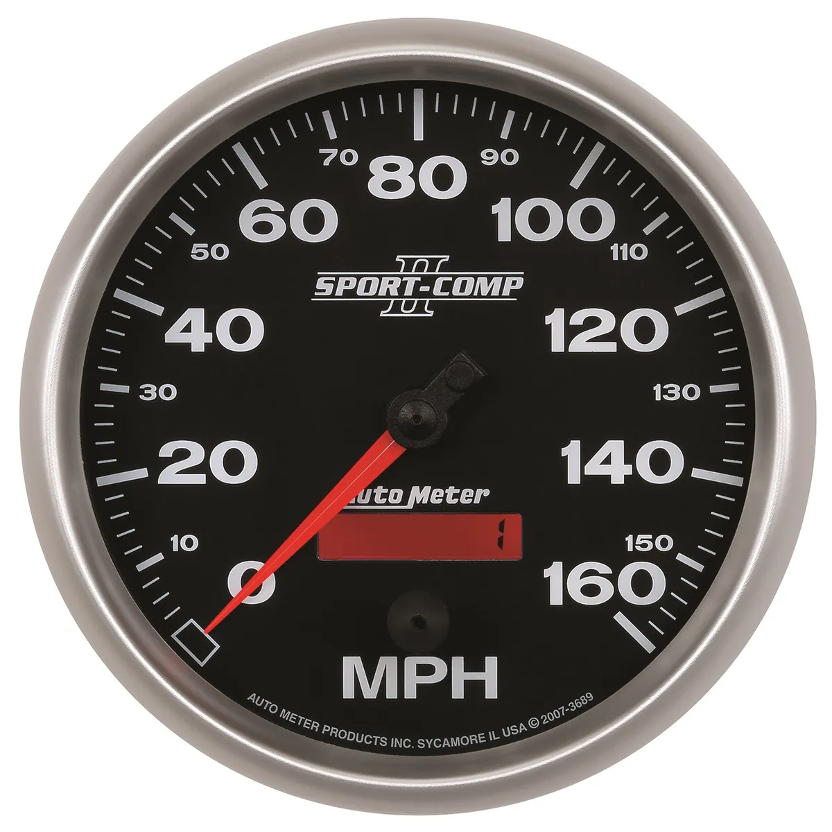 Gauge, Speedometer, 5", 160mph, Elec. Programmable, Sport-Comp II product image
