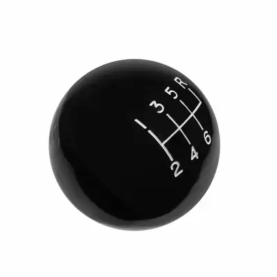 Hurst Classic 6-Speed Shift Knob Black (3/8-16)