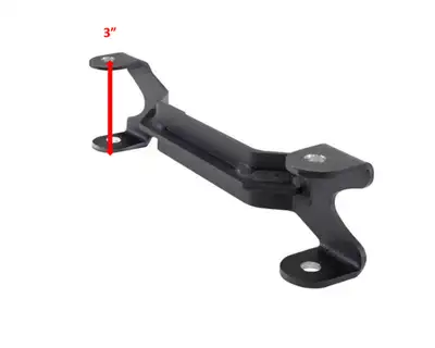 Go Rhino Go Rhino 5950010T - XRS to SRM Connector Bracket Kit - Textured Black