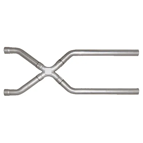 Pypes Performance exhaust 2.5 Inch Universal X-Pipe Crossover Exhaust Kit 409 Stainless Pypes Performance Exhaust