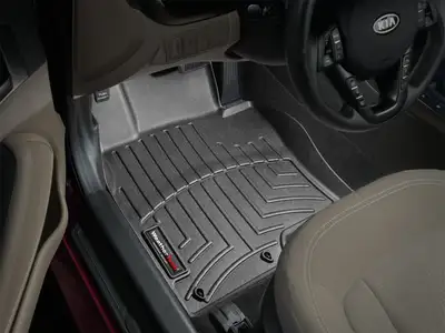 Weathertech 2011 + Kia Optima Black Front FloorLiner / 2011 + Hyundai Sonata Black Front FloorLiner