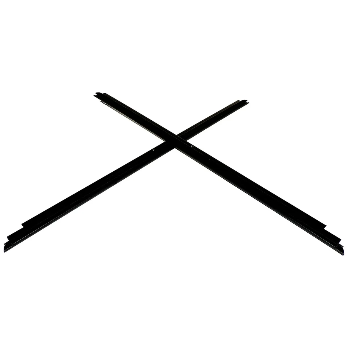 Fr. Outer Door Glass Weatherstrip Set for 07-18 JK Wrangler w/ Full Steel Doors product image