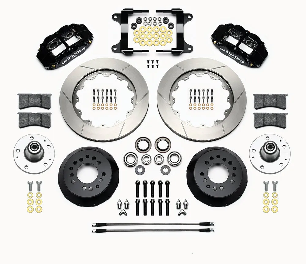 Wilwood Brakes 1982 - 1992 Chevrolet, Pontiac Forged Narrow Superlite 6R Big Brake Front Brake Kit (Hub) - 140-15279