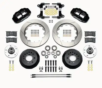 Wilwood Brakes 1982 - 1992 Chevrolet, Pontiac Forged Narrow Superlite 6R Big Brake Front Brake Kit (Hub) - 140-15279