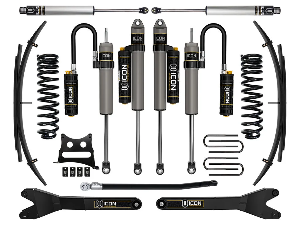 ICON Vehicle Dynamics ICON 2011-2016 Ford F-250/F-350 Super Duty 4WD Diesel, 2.5" Lift, Stage 6 Suspension System w/ Expansion Packs