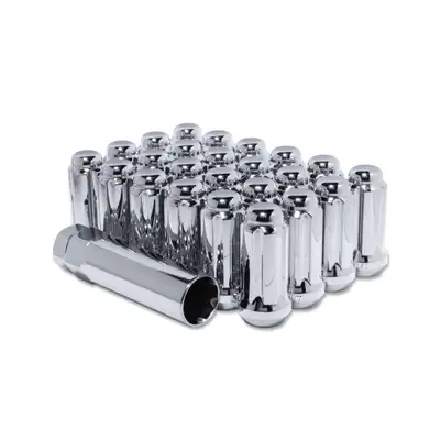 Method Race Wheels Method Race Wheels Lug Kit Extended Thread Spline M14x1.5 6 Lug Kit Chrome 24 Pieces Lk-S1415et-40-24c