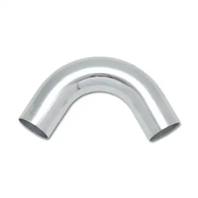Vibrant Performance 120 Degree Aluminum Bend; 3 in. O.D.; 4.5 in. Centerline Radius; 2.5625 in. Leg Length From Tangent; 1.5 MM Wall Thickness; Polished;