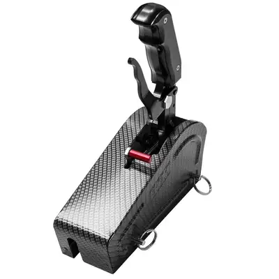 B&M Stealth Magnum Grip Pro Stick Alum Cover W/Carbon Fiber Pattern gm Transmissions