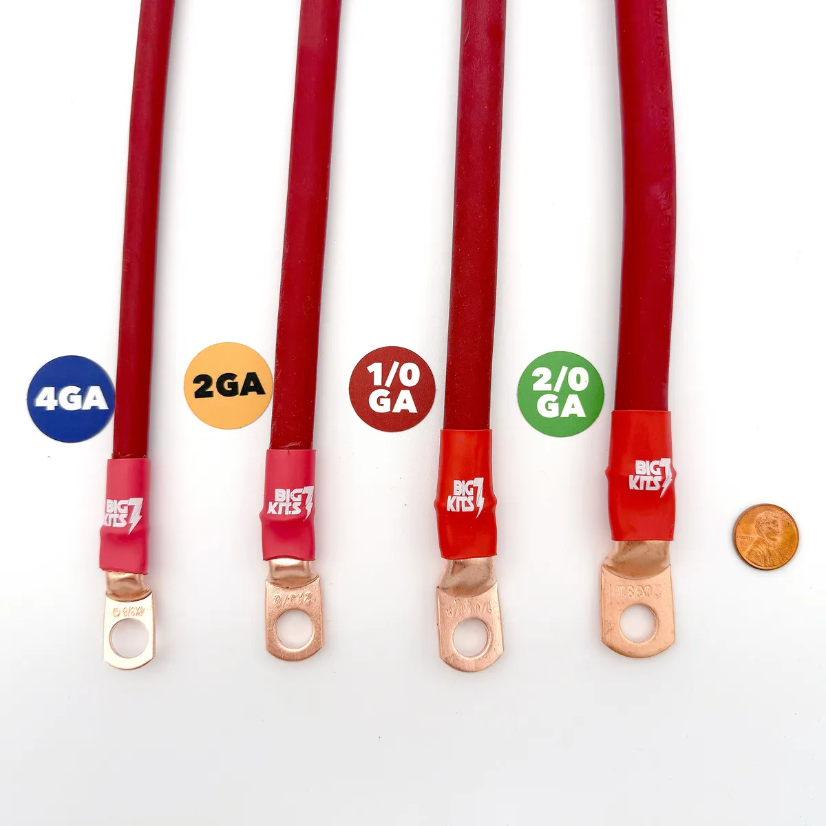 1991-1995 Jeep Wrangler YJ Battery Cable Kit 4.0 Liter 4 Gauge Battery Cable Big7Kits product image