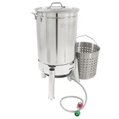 Bayou Classic 44qt Stainless Steam/Boil Cooker Kit