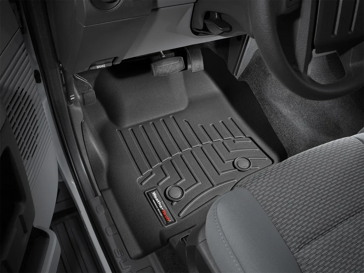 2011 + Ford F-250/F-350/F450/F-550 Black Front FloorLiner Fits SuperCab and Super Crew product image