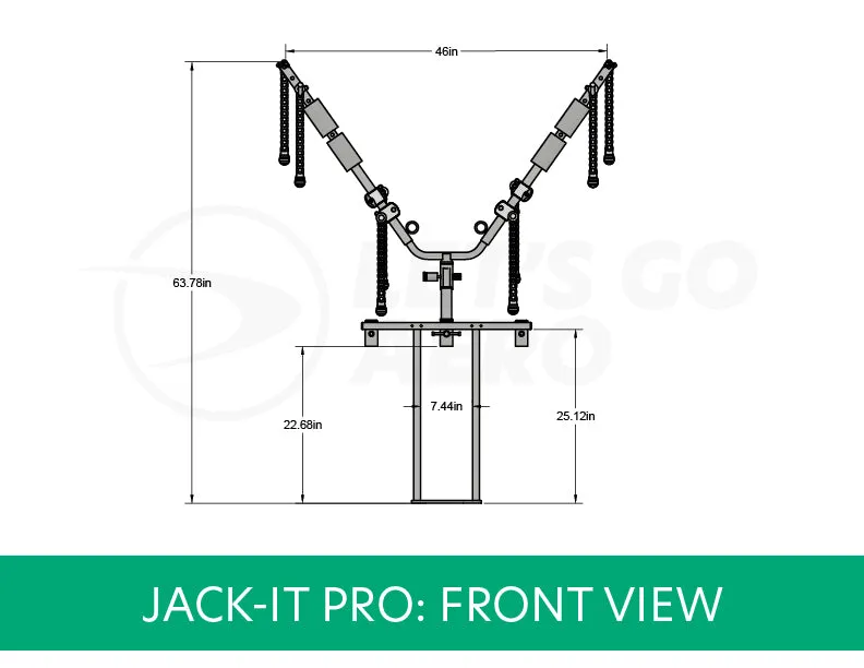 Jack-IT PRO Two Bike TwinSpin Expandable Carrier product image